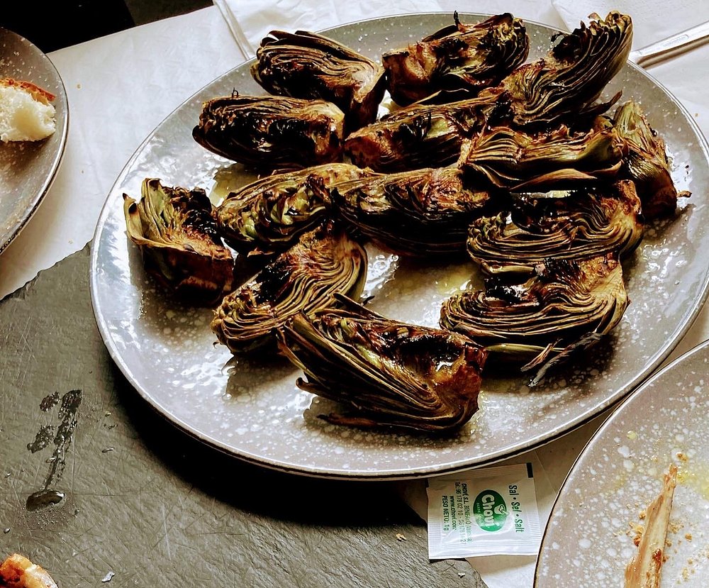 Alcachofas - CASA ANSELMO RESTAURANTE CARNES A LA BRASA